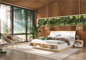 Двуспальная кровать Санса 1,4 м. КР 01 10338